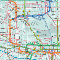 Catbus Blog Archive Explore Two Montreal Transit Maps 70 Years Apart